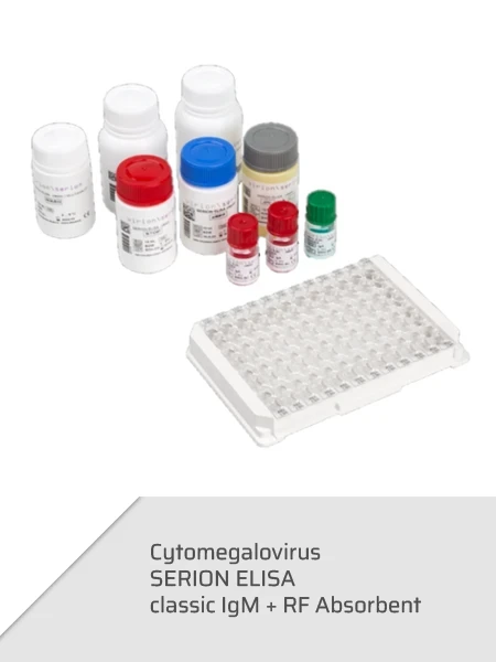 Cytomegalovirus SERION ELISA classic IgM + RF Absorbent